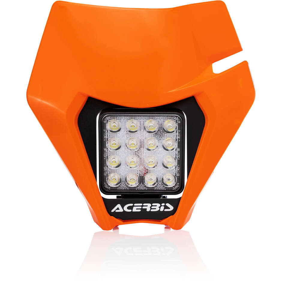 Mascherina Portafaro VSL Acerbis Per Modelli KTM in Descrizione Arancio