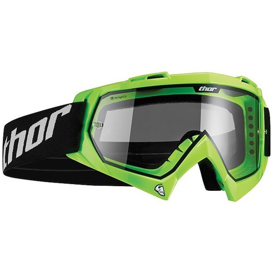 Mask Goggles Thor Enemy Motocross Enduro Flourescet 2015 Green Fluo