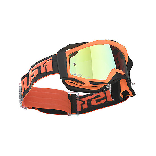 Maske Brille Moto Cross Enduro Spur Just1 Iris orange
