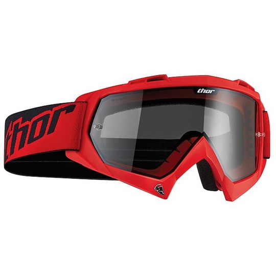 Maske Brille Thor Feind Sand Enduro Moto Cross 2015 Red