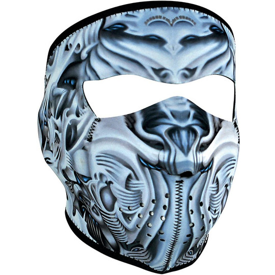 Masque de moto à col Masque complet Zanheadgear Biomécanique