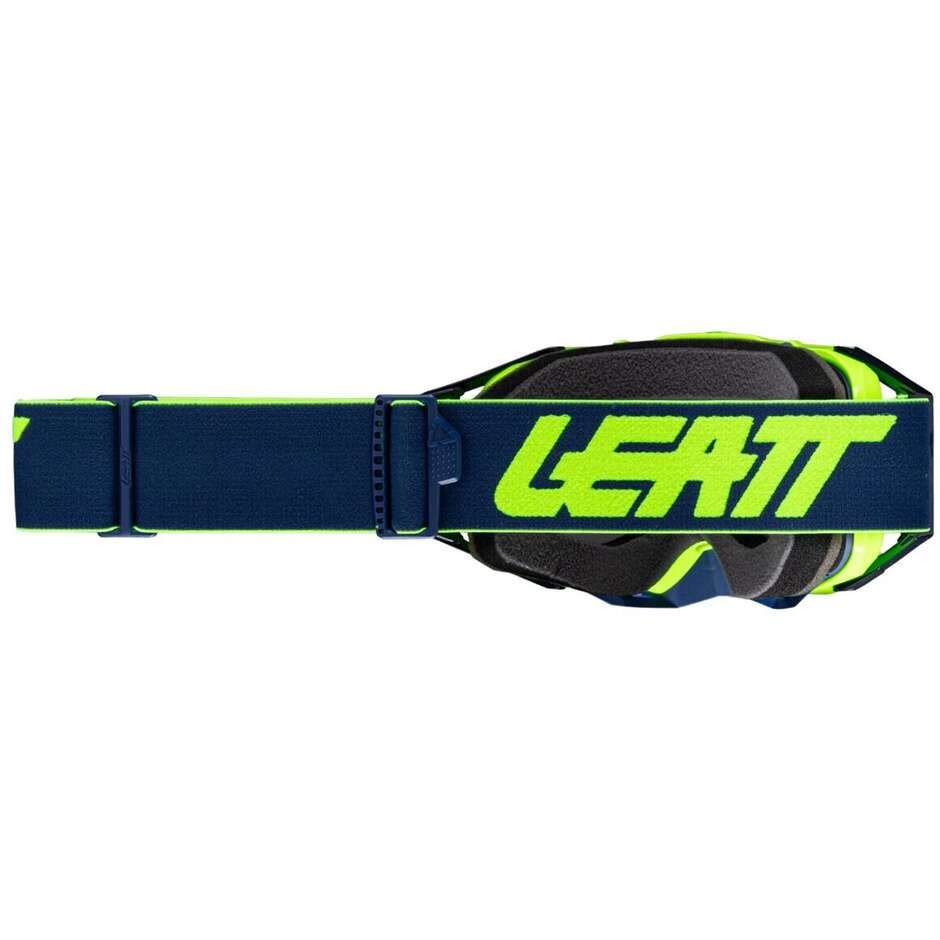 Masque de motocross jaune Leatt VELOCITY 6.5 CRYZTAL LIME PURPLE 75VLT