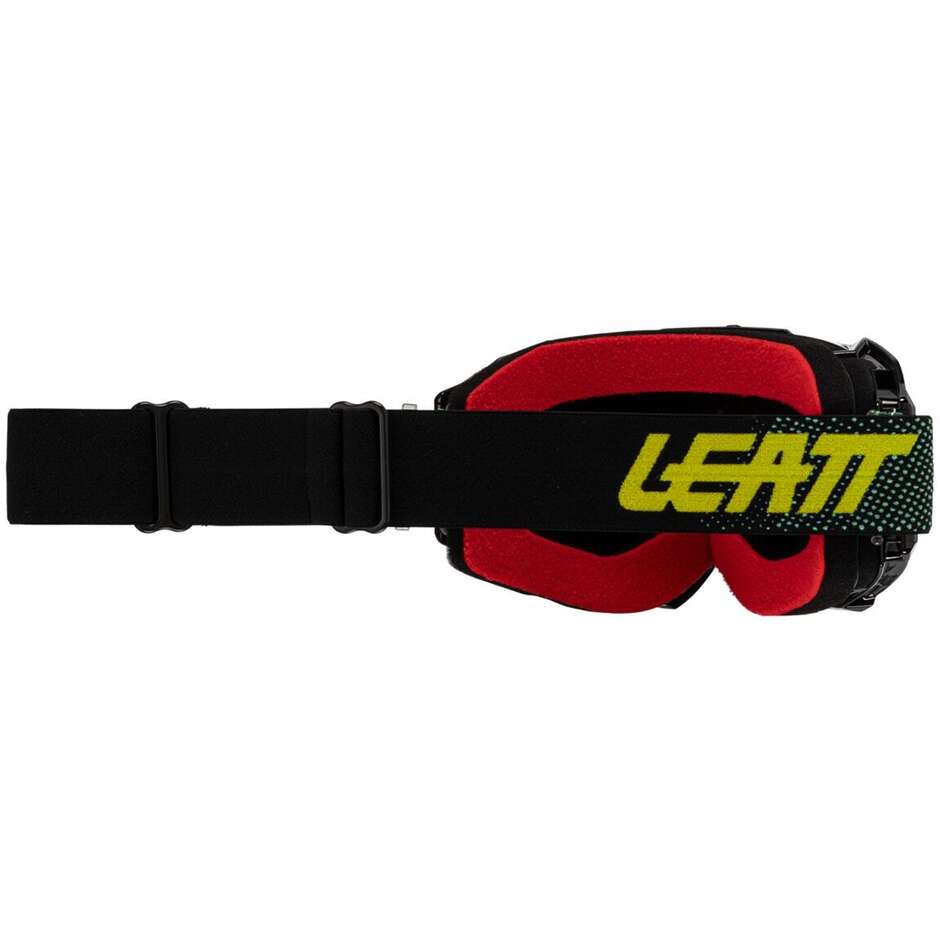Masque de motocross Leatt VELOCITY 4.5 IRIZ BLACK SILVER 50VLT Noir