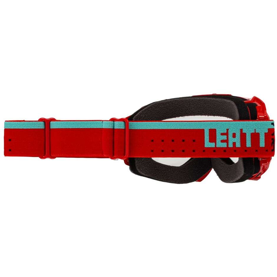 Masque de motocross Leatt VELOCITY 4.5 TEAL CLEAR 83VLT bleu