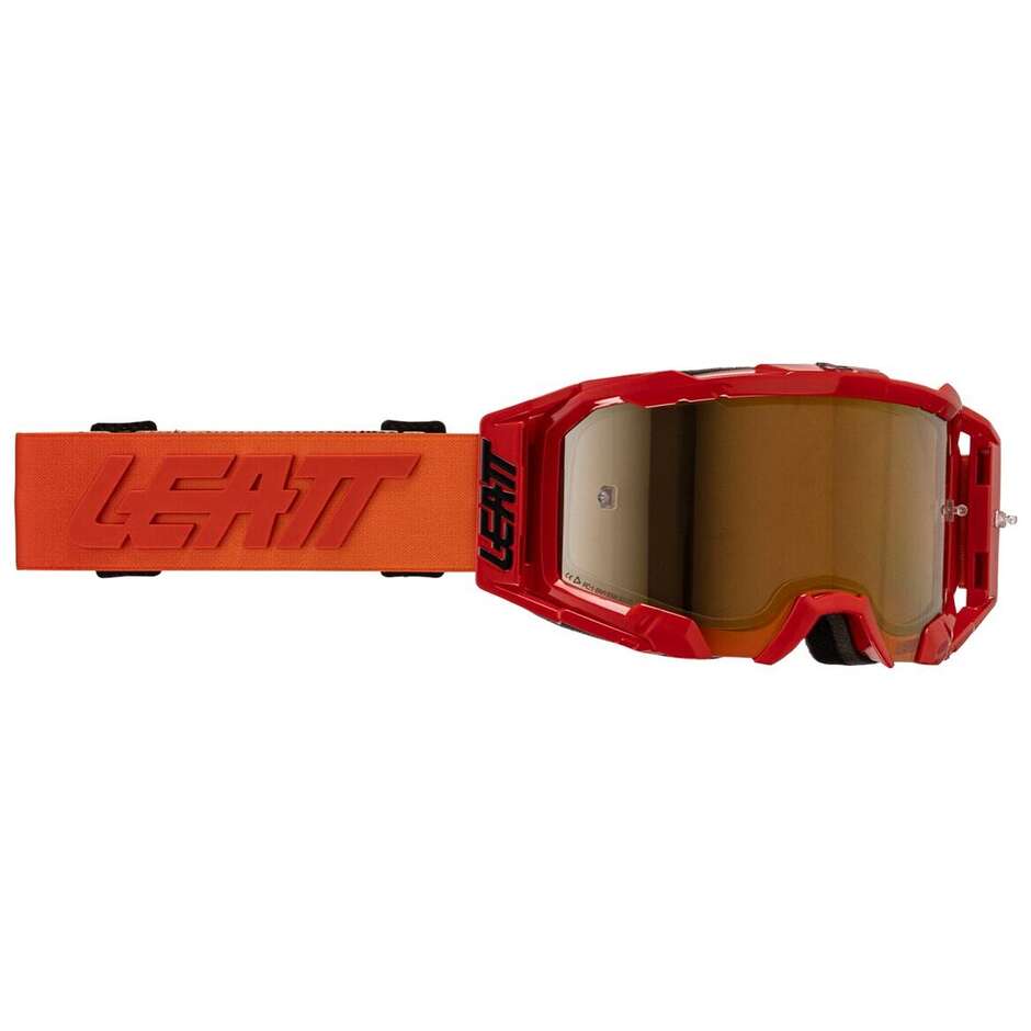 Masque de motocross Leatt VELOCITY 5.5 IRIZ FLAME BRONZE 68VLT Orange
