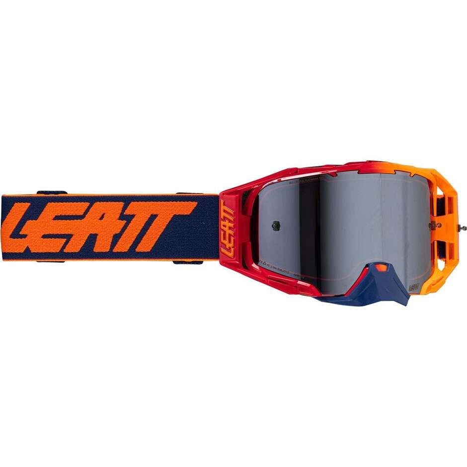Masque de motocross Leatt VELOCITY 6.5 CRYZTAL IRIZ FLAME PLATINUM 30VLT Orange