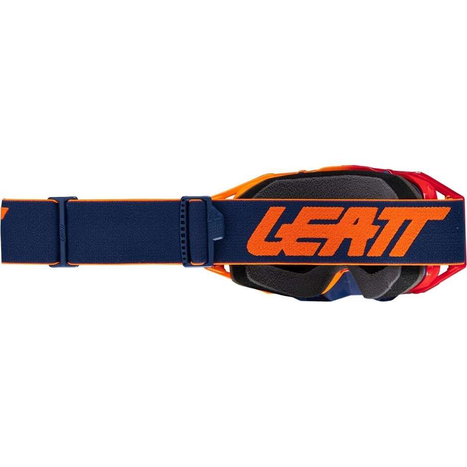Masque de motocross Leatt VELOCITY 6.5 CRYZTAL IRIZ FLAME PLATINUM 30VLT Orange