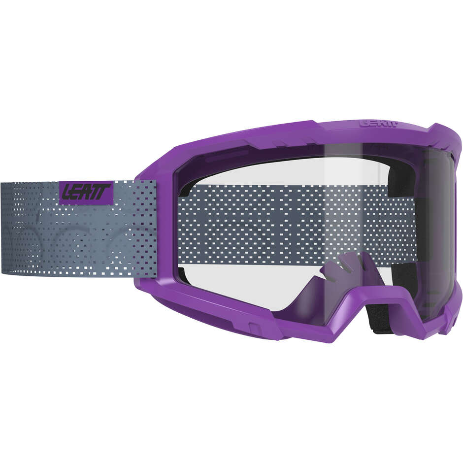 Masque de motocross Leatt Vizion 2.0 Clear 90% violet