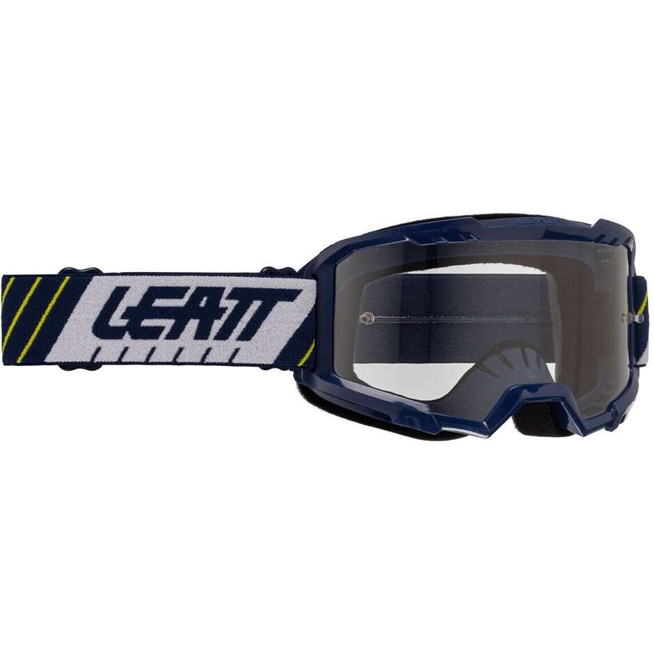 Masque de motocross Leatt VIZION 2.5 BLUE CLEAR 90VLT bleu
