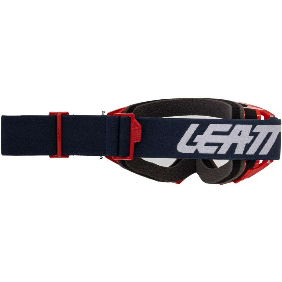 Masque de motocross Leatt VIZION 3.5 RED CLEAR 90VLT rouge