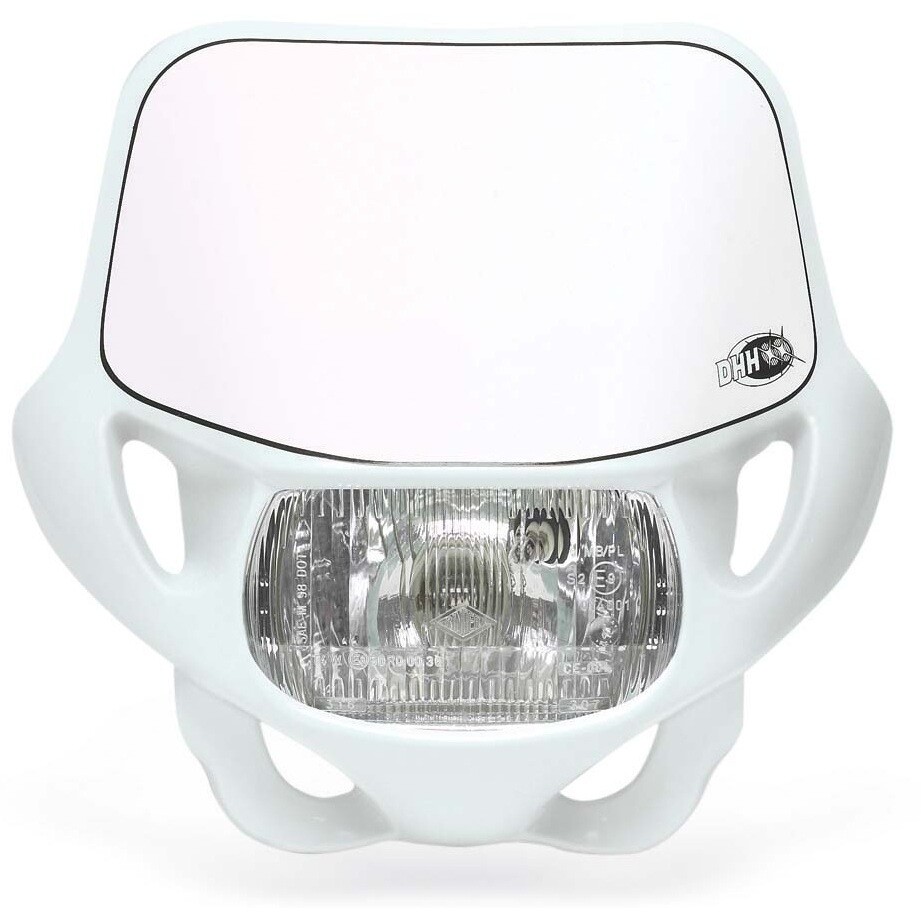 Masque de phare Moto Cross Enduro blanc certifié Acerbis DHH