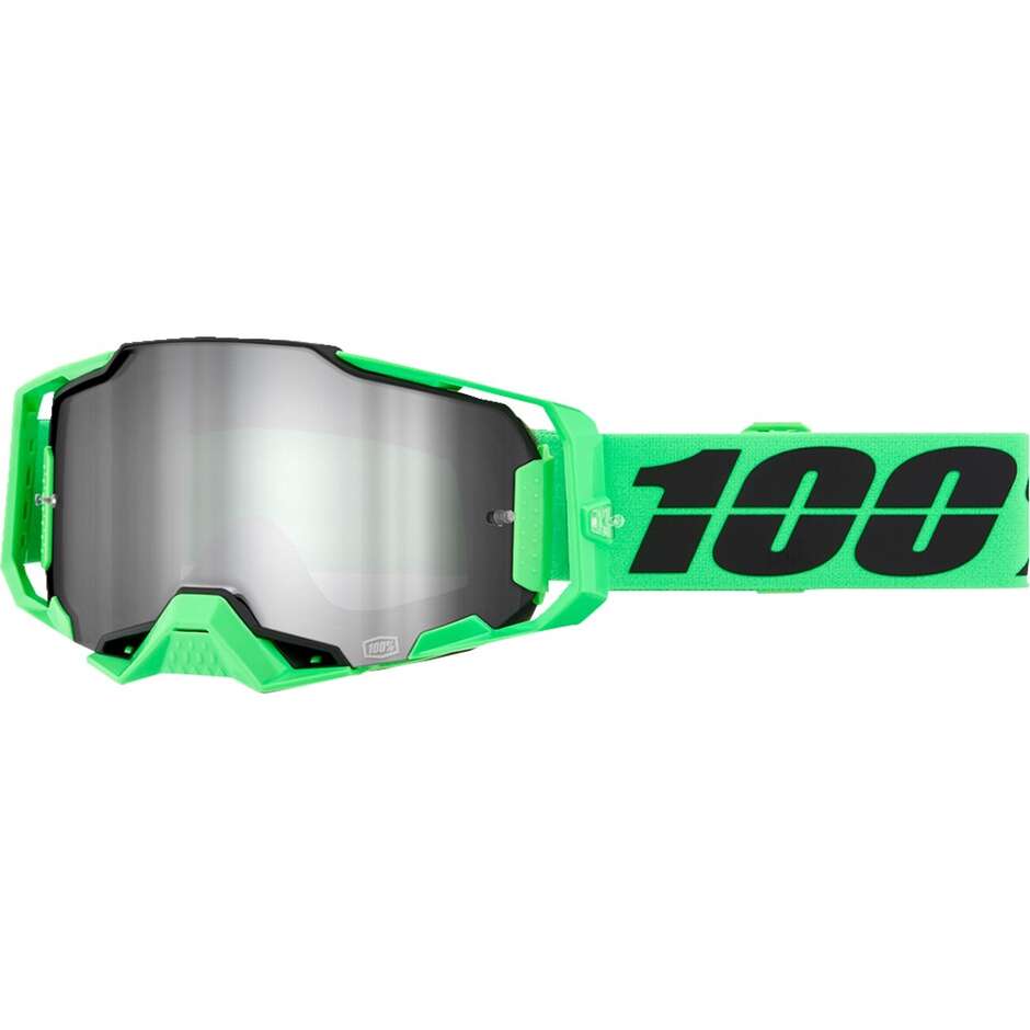 Masque moto Cross Enduro 100% ARMEGA ANZA 2 lentille miroir