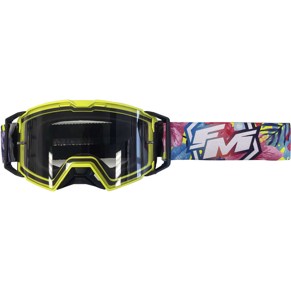 Masque Moto Cross Enduro Fm Racing VISION Hawaii Édition Limitée
