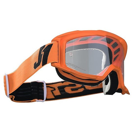 Masque Moto Cross Enduro Just1 Vitro Orange