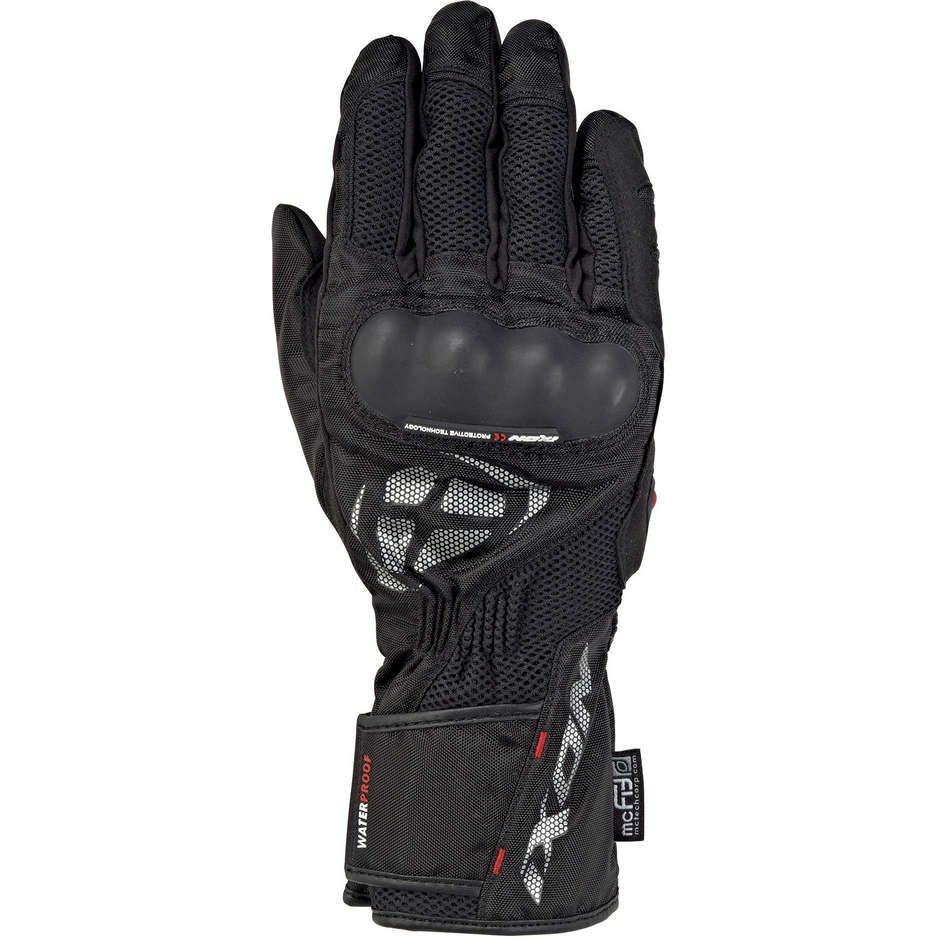 Mid Season Ixon RS Tourer Air Motorcycle Gloves In Black Perforated Fabric