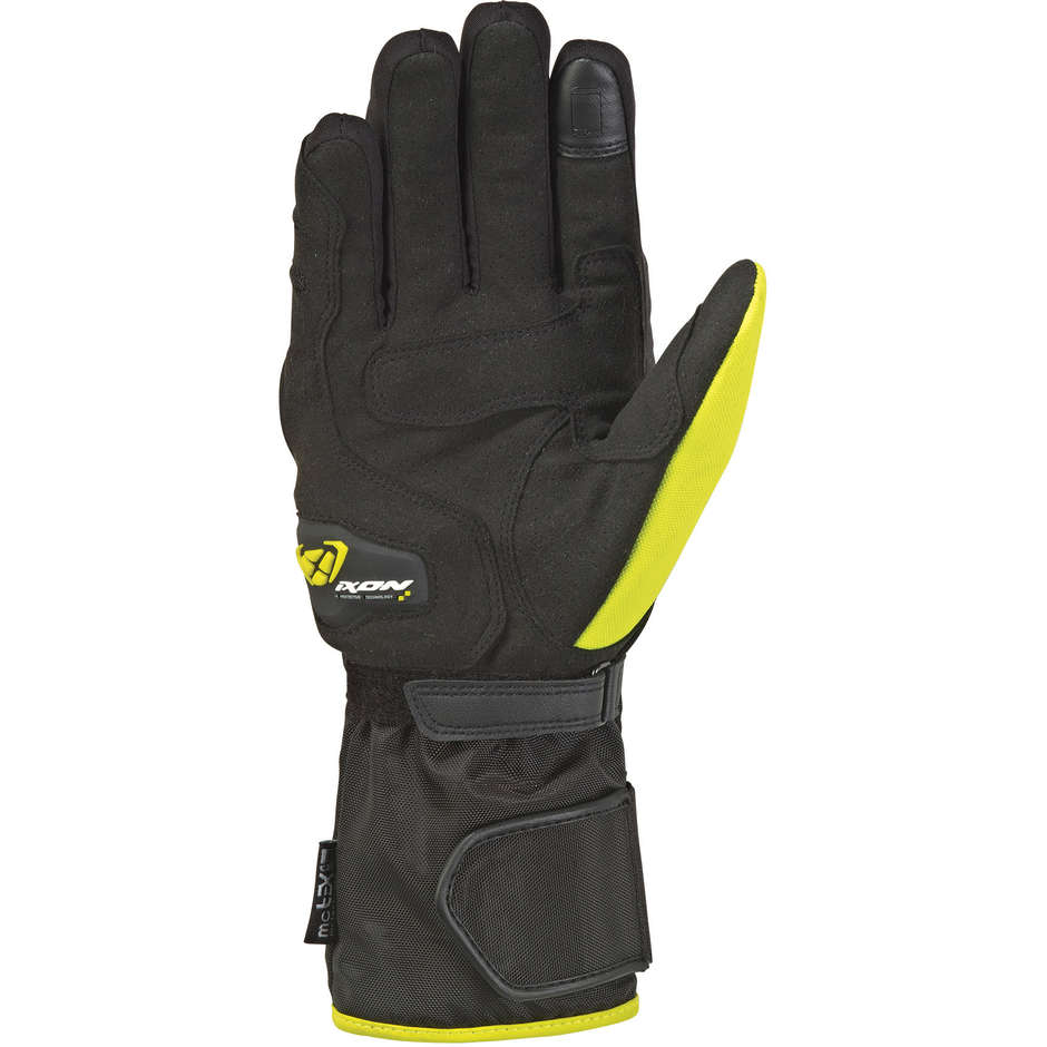 Mid Season Ixon RS Tourer Motorcycle Gloves In Black Fabric Vivo