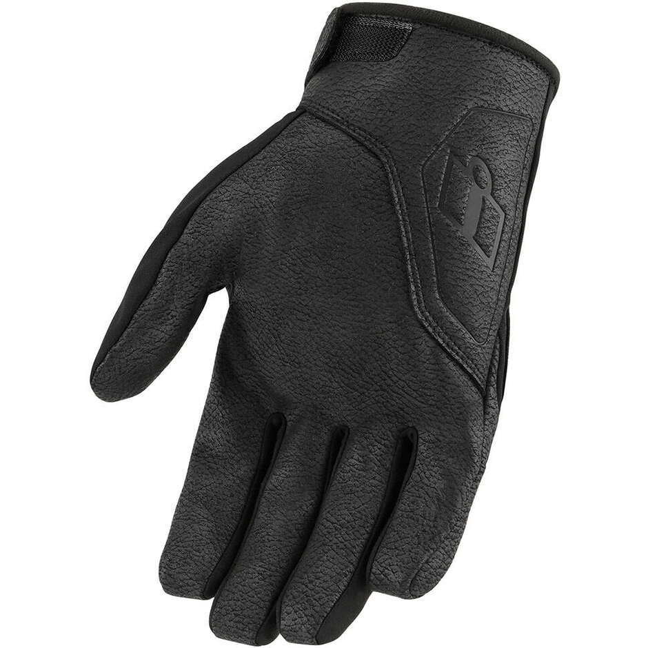 Mid-Season Motorcycle Gloves Icon PDX3 Black