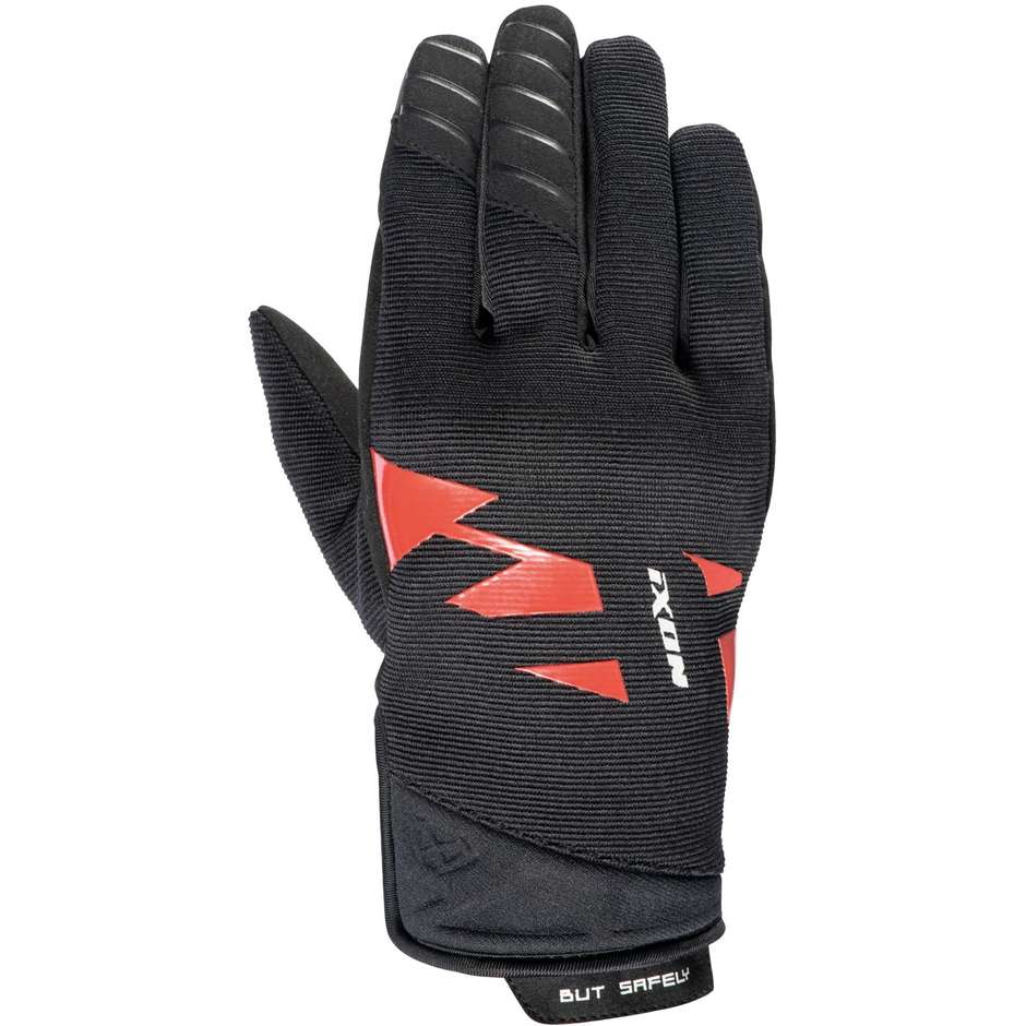 Mid Season Motorcycle Gloves Ixon MS FEVER Black Red
