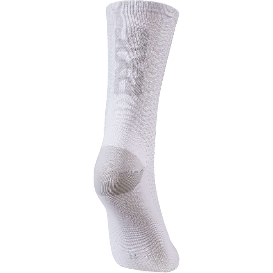 Mid Sixs SHORT LOGO V2 White Silver socks