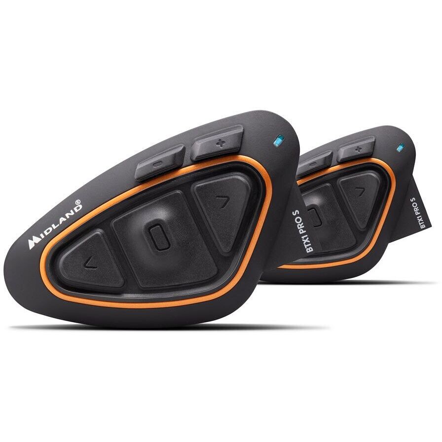 Midland BTX1 PRO S NR Kit double interphone moto Bluetooth avec haut-parleur Hi-Fi