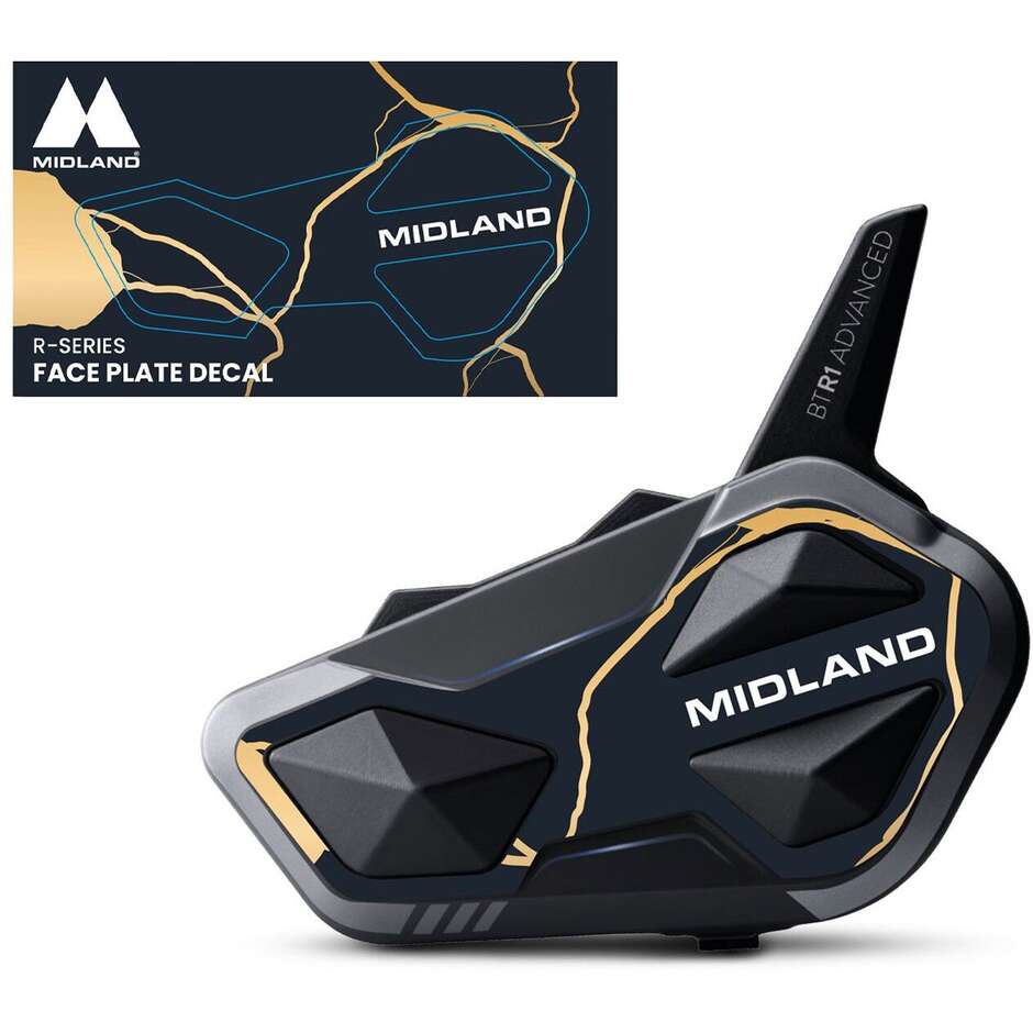Midland Style Cover GOLDEN FLOW Sticker for R Line Intercoms (1 pcs.)