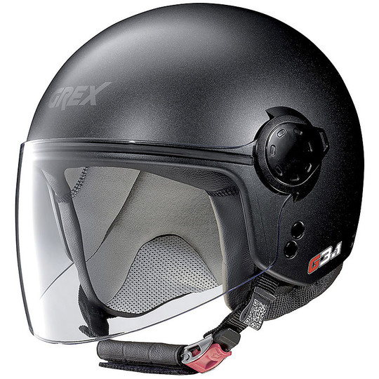 Mini-Jet Helmet Grex G3.1 K-easy 005 Black Graphite