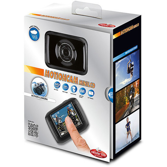 Mini Moto Cellular Line Motion Cam Camera With LCD White