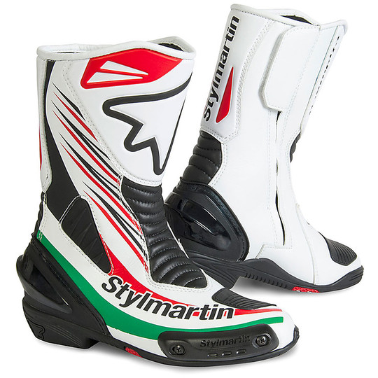 Mini Motorcycle Boots Racing Stylmartin DREAM RS White