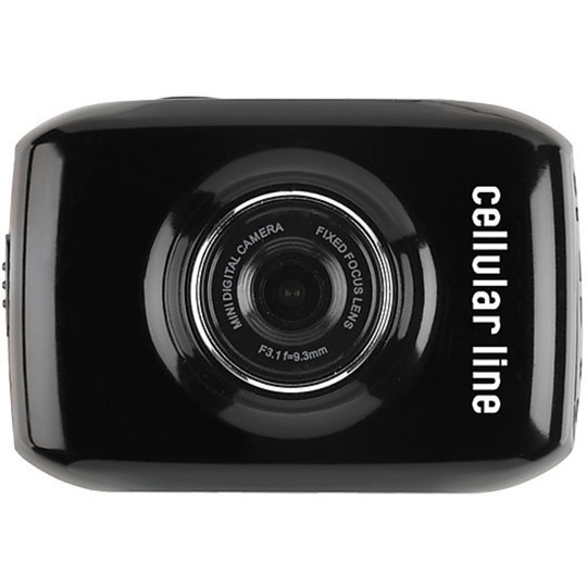 Mini Telecamera Moto Cellular Line Motion Cam Con Lcd Nera