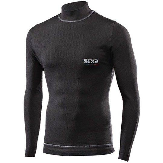 Mock Long Sleeves Underwear Integral Sixs TS4 Plus Black