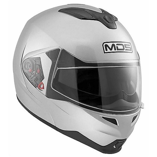 Modular AGV motorcycle helmet MDS By Md 200 Mono Silver