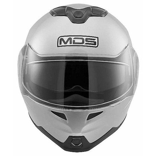 Modular AGV motorcycle helmet MDS By Md 200 Mono Silver