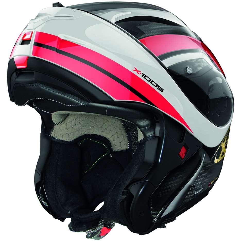 Modular Carbon Motorcycle Helmet X-Lite X-1005 Ultra Carbon 50th Anniversary N-Com 031 Carbon