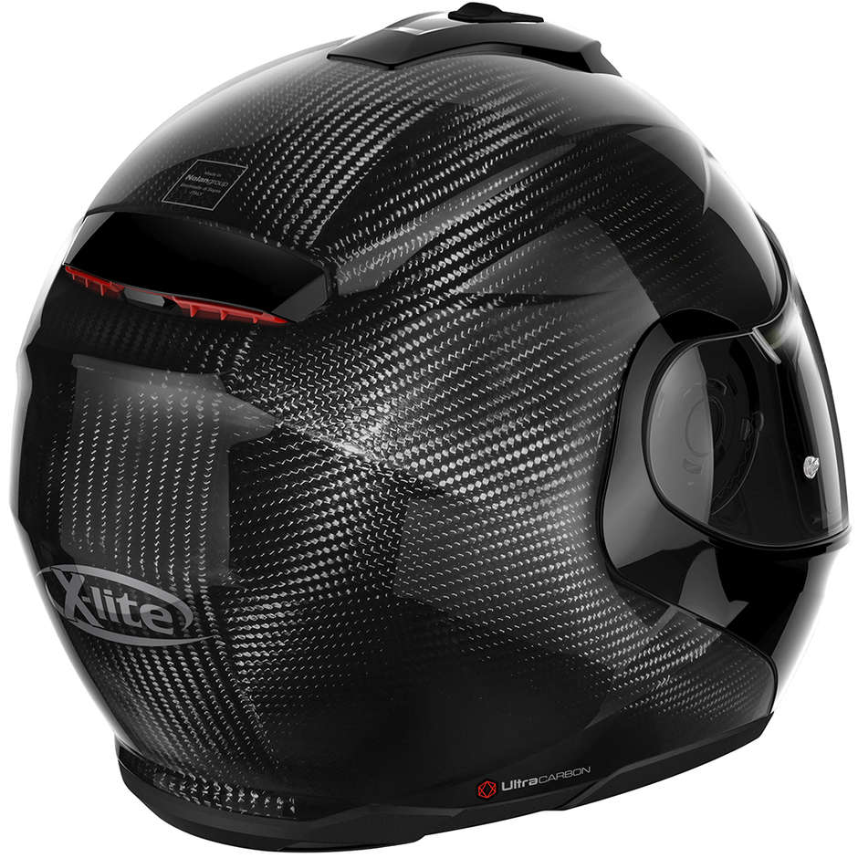 Modular Carbon Motorcycle Helmet X-Lite X-1005 Ultra Carbon DYAD N-Com 001 Glossy