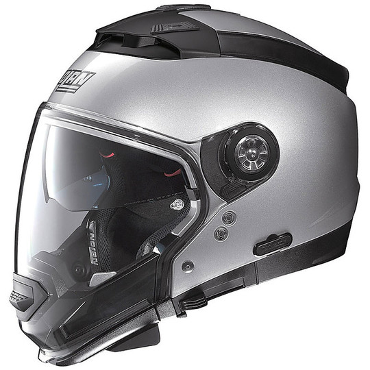 Modular Crossover Helmet Nolan N44 Evo Special N-Com 027 Silver