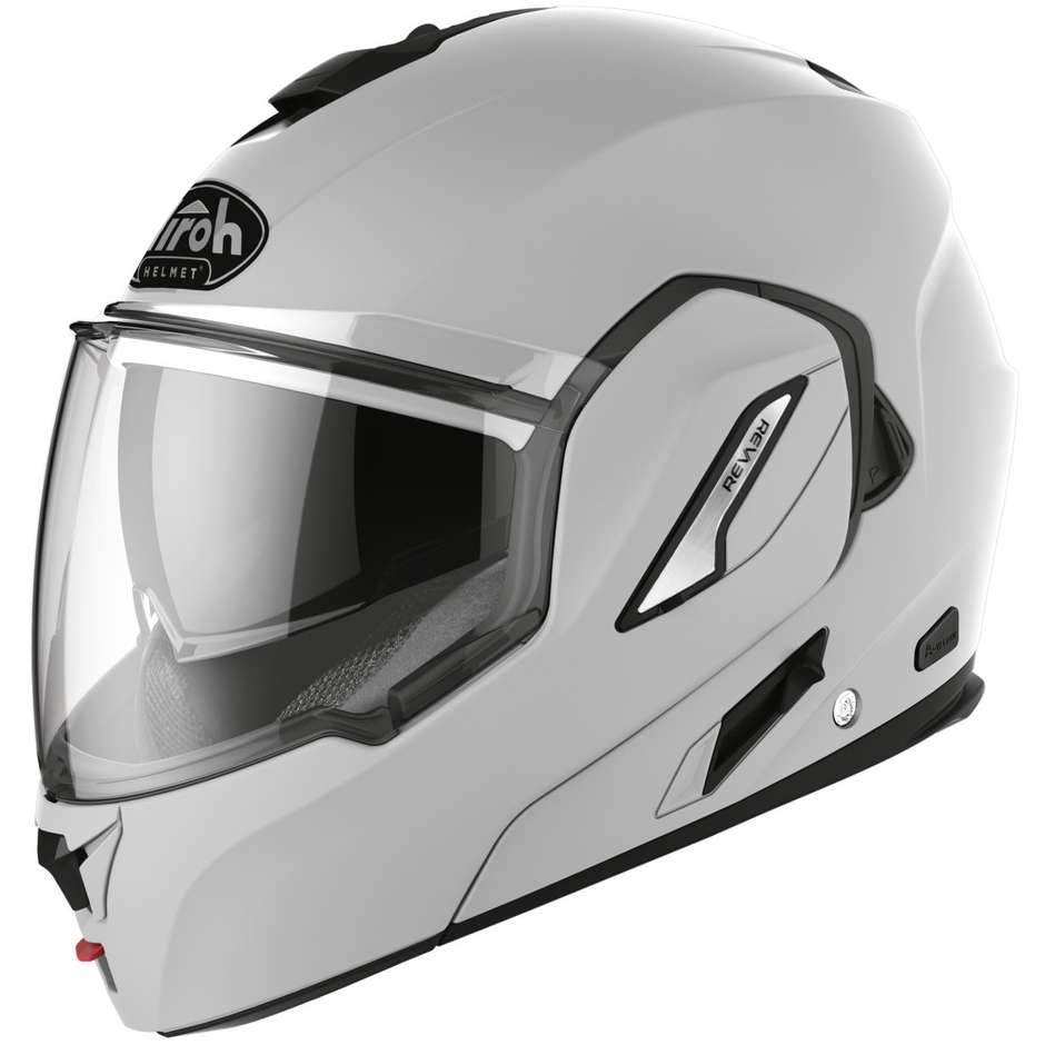 Modular Double-Face Motorcycle Helmet P / J Airoh REV 19 Color Concrete gray Matt