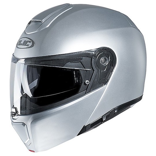 Modular Double-Fiber Homologation Helmet P / J HJC RPHA 90s Semi-Matt Silver