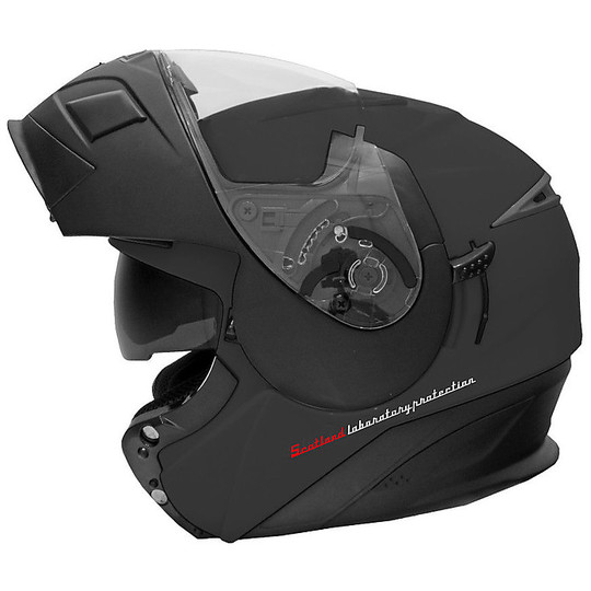 Modular Double Visor Motorcycle Helmet Scotland Force 02.3 matt black