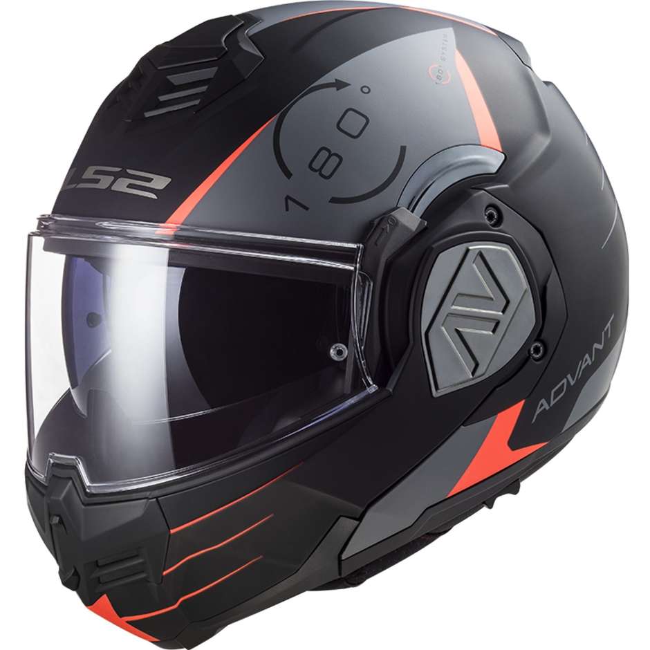 Modular Helmet Approved P / J Ls2 FF906 ADVANT CODEX Matt Black Titanium