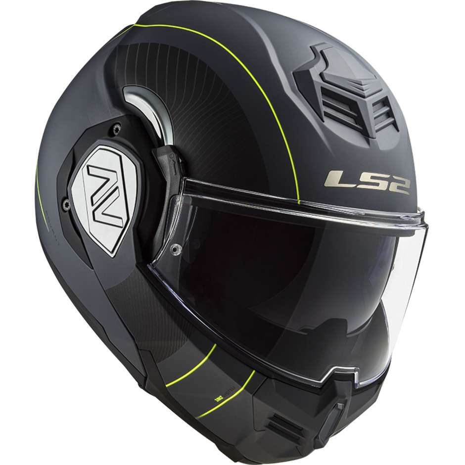 Modular Helmet Approved P / J Ls2 FF906 ADVANT COOPER Matt Titanium Black