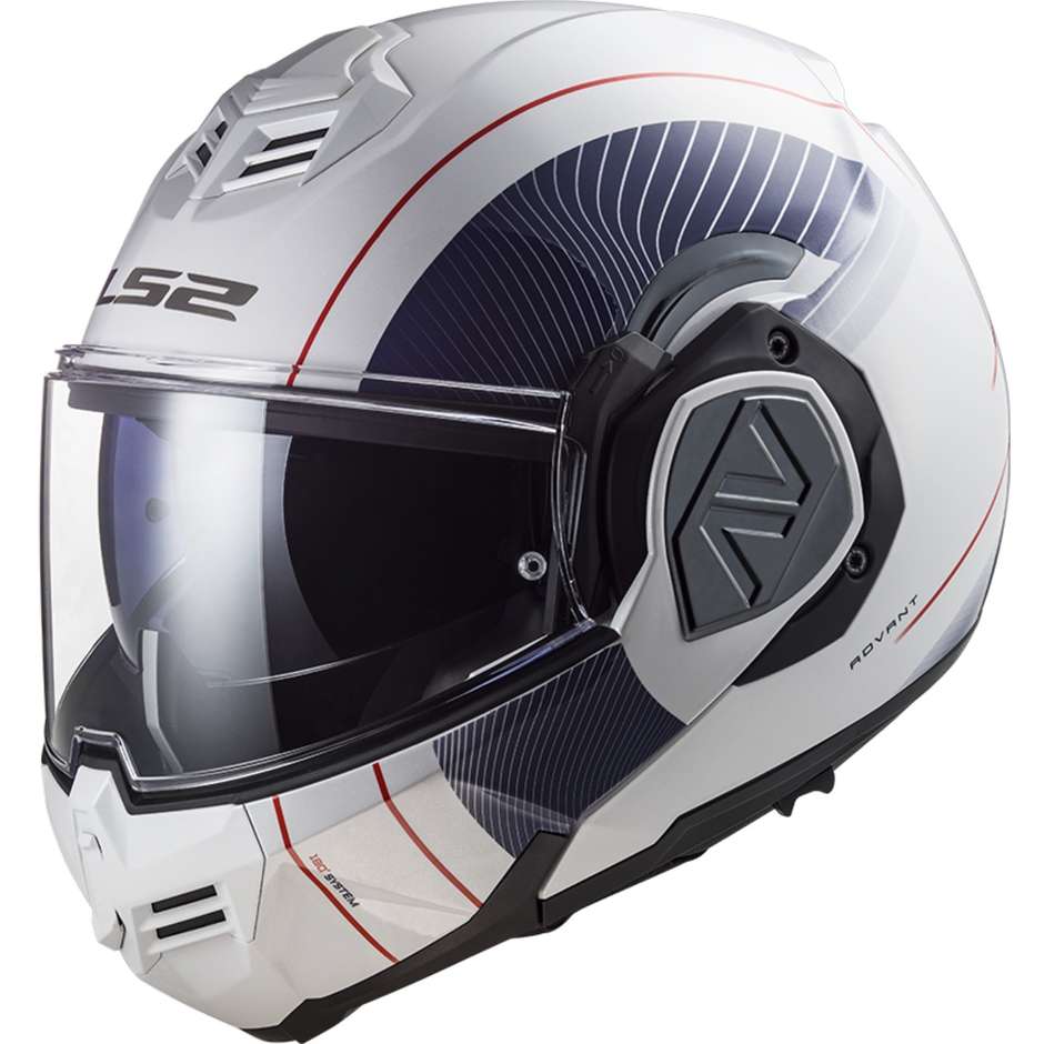 Modular Helmet Approved P / J Ls2 FF906 ADVANT COOPER White Blue