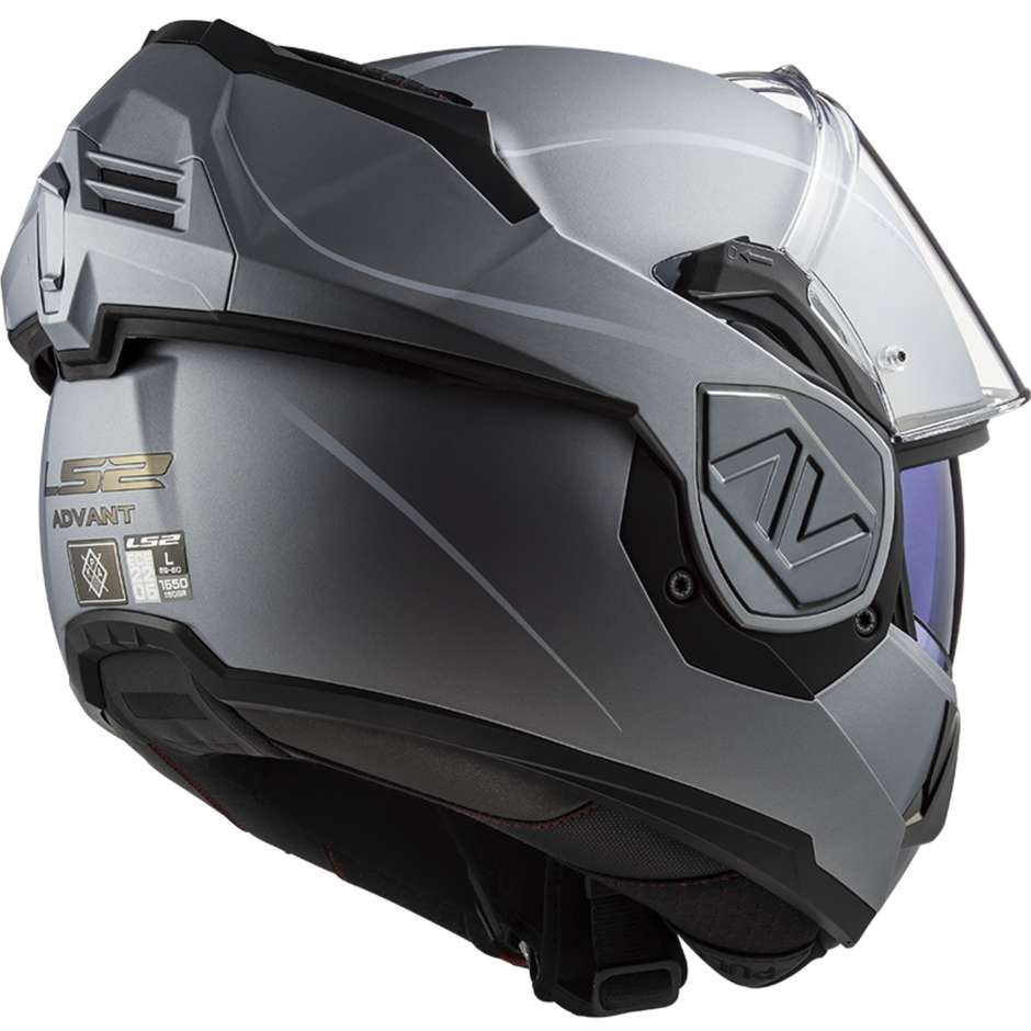 Modular Helmet Approved P / J Ls2 FF906 ADVANT SPECIAL Matt Silver