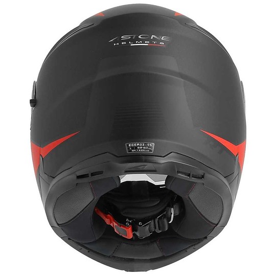 Modular Helmet Astone RT1200 Vanguard Black Red Matt