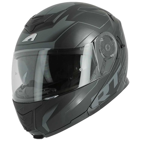 Modular Helmet Astone RT1200 Works Black Matt Blue