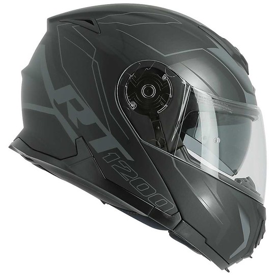 Modular Helmet Astone RT1200 Works Black Matt Blue