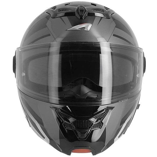 Modular Helmet Astone RT800 Energy Matt Black Anthracite
