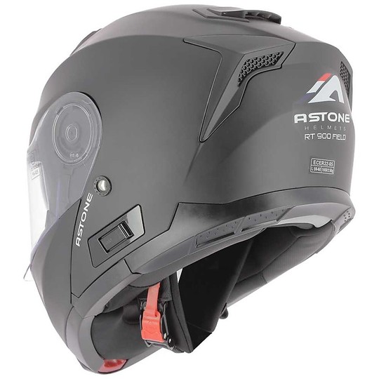 Modular Helmet Astone RT900 STRIPE Matt Black