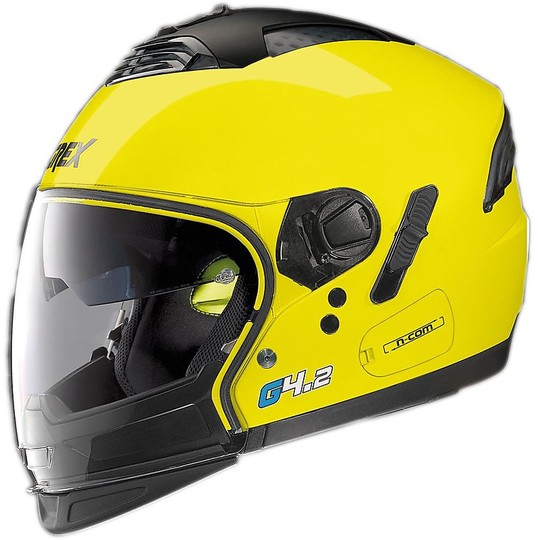 Modular Helmet Crossover Modular Grex G4.2 PRO Kinetic N-Com Led Yellow