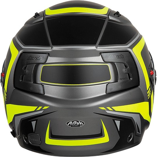 Modular Helmet Detachable Chin Motorbike Airoh EXECUTIVE LINE Matt Yellow