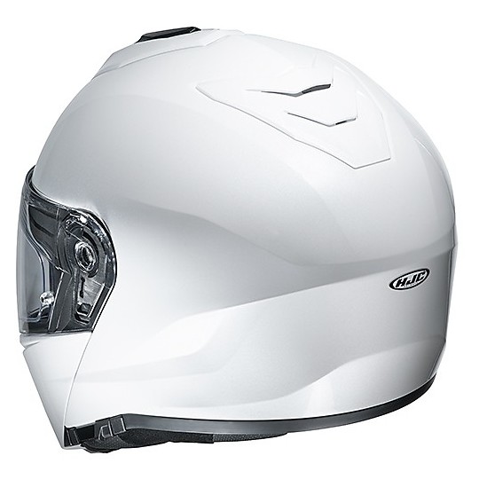 Modular Helmet Double Homologation P / J Moto HJC i90 Solid White